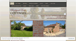 Desktop Screenshot of brickyardfarmcottages.co.uk